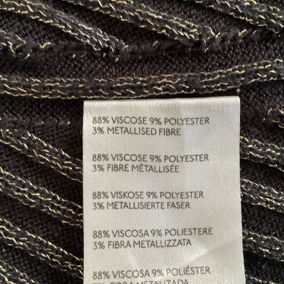 Free People Brami Tank Top Sz S Gold Metallic Ribbed Cropped Cami Relaxed Chic - Picture 7 of 7